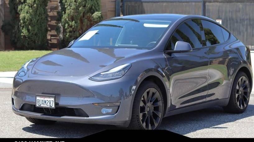 TESLA MODEL Y 2021 5YJYGDEEXMF088170 image